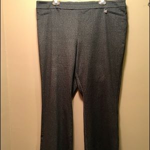 New York & Co. 7th Ave. Pull On Dress Pant XL Grey